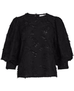 VILA 14114688-BLA-36 BLOUSE OPEN NECKL Main Image