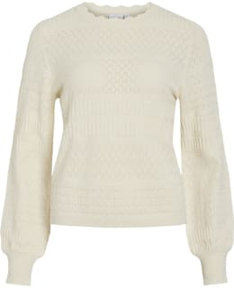 VILA 14113507-WHW-L PULLOVER FEM KNIT Main Image