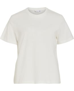 VILA 14112533-SNW-EBI-XS T-SHIRT FEM KNI Main Image