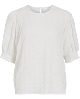 VILA 14117560-SNW-38 BLOUSE OPEN NECKL Main Image
