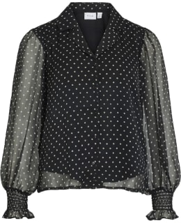 VILA 14118038-BLA-SAO-44 SHIRT WITH SL Main Image