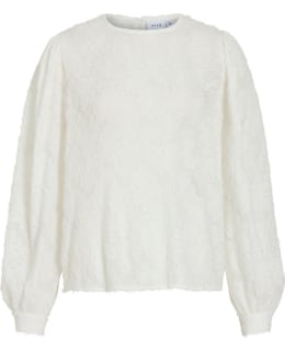 VILA 14118771-SNW-36 BLOUSE OPEN NECKL Main Image