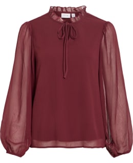 VILA 14115721-POR-44 BLOUSE CLOSED NEC Main Image