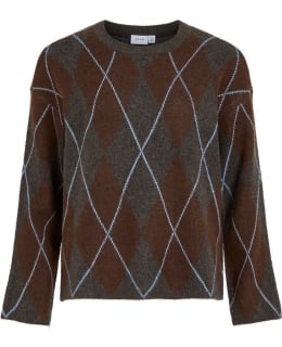 VILA 14119459-DGM-WCH-S PULLOVER FEM KNI Main Image
