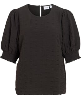 VILA 14117560-BLB-40 BLOUSE OPEN NECKL Main Image