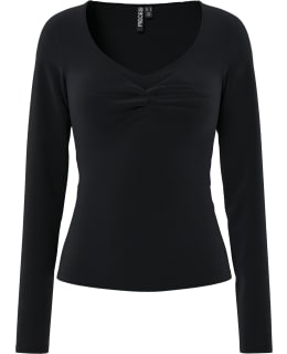 PIECES 17161804-BLA-M BLOUSE OPEN Main Image