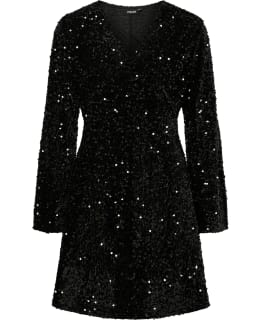 PIECES 17160943-BLA-SDE-S DRESS FEM Main Image