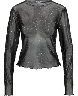 NM 27030026-BLA-SAO-XS BLOUSE CLOSED N Main Image