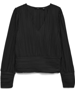 VM 10335571-BLA-S BLOUSE OPEN NECKLINE Main Image