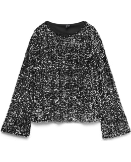 VM 10335722-BLA-SIL-L BLOUSE CLOSED NE Main Image