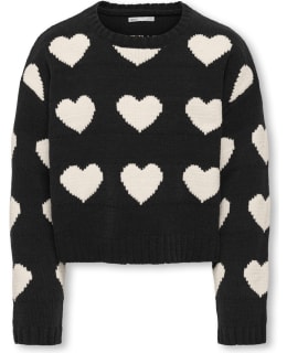 KONL 15363155-BLA-EGR-122/128 PULLOVER F Main Image