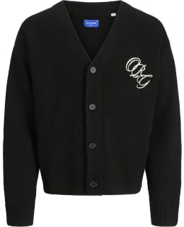 JJ 12287189-BLA-XXL CARDIGAN MALE KNIT Main Image