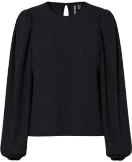 PIECES 17163691-BLA-M BLOUSE CLOSED NE Main Image