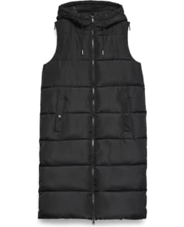 VM 10343635-BLA-L VEST PADDED FEM WOV Main Image