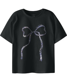 NI 13251706-BLA-146/152 T-SHIRT FEM KNIT Main Image