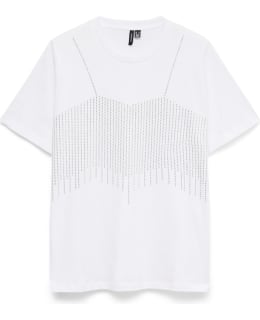 VM 10341525-BRW-EDE-S T-SHIRT FEM KNIT Main Image