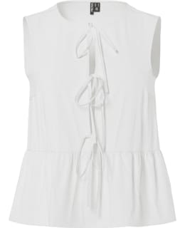 PIECES 17162303-BRW-M BLOUSE OPEN NECK Main Image