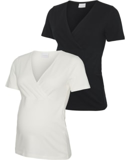 ML 20023417-BLA-EPA-L BLOUSE OPEN NECK Main Image