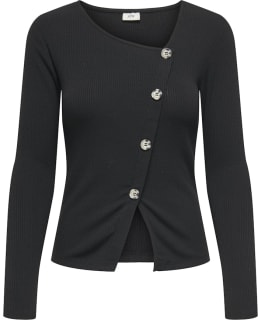 JDY 15323654-BLA-M BLOUSE OPEN NECKLIN Main Image