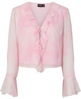 PIECES 17164665-CHB-DAO-XS BLOUSE OPEN Main Image