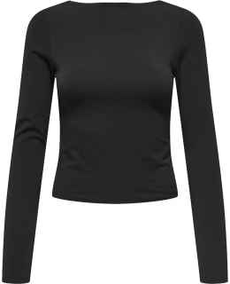 ONLY 15365323-BLA-S BLOUSE OPEN NECKLI Main Image