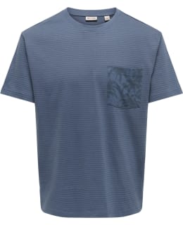 ONS 22038204-VII-OMB-M T-SHIRT MALE KNIT Main Image