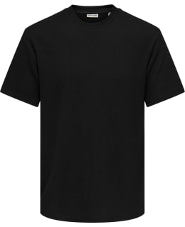 ONS 22038222-BLA-L T-SHIRT MALE KNIT Main Image