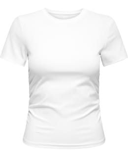 ONP 15365076-WHI-XS T-SHIRT FEM KNIT Main Image
