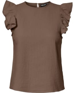 PIECES 17163452-COQ-M BLOUSE OPEN NECK Main Image