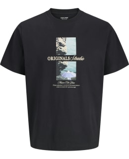 JJJ 12293103-BLA-6DE-164 T-SHIRT MALE KN Main Image