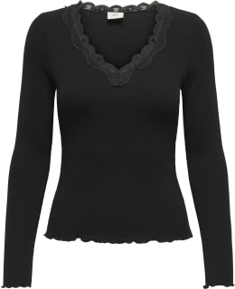JDY 15373372-BLA-M BLOUSE NECKLINE Main Image