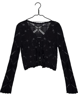 VM 10337188-BLA-L CARDIGAN FEM KNIT Main Image