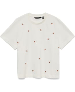 VM 10341979-SNW-HAO-L T-SHIRT FEM KNIT Main Image