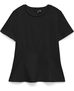 VM 10344131-BLA-M T-SHIRT FEM KNIT Main Image