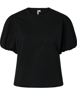 PIECES 17165531-BLA-M T-SHIRT FEM KNIT Main Image