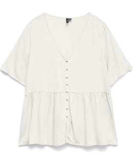 VM 10342662-SNW-S BLOUSE OPEN NECKLINE Main Image