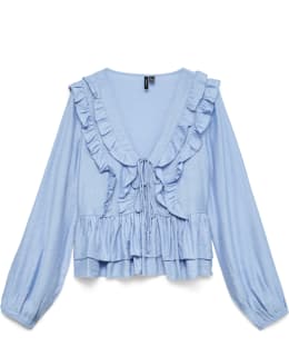 VM 10345227-BRB-L BLOUSE OPEN NECKLINE Main Image