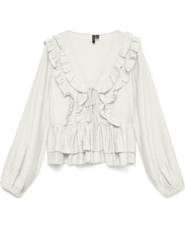 VM 10345227-SNW-L BLOUSE OPEN NECKLINE Main Image