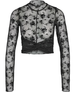 NM 27038052-BLA-M BLOUSE NECKLINE Main Image