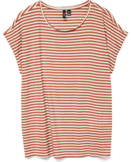 VM 10284469-LAN-EST-S T-SHIRT FEM KNIT Main Image