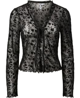 PIECES 17165827-BLA-RAO-S BLOUSE OPEN Main Image