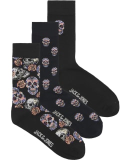 JJ 12301305-BLA-NPA-ONE SIZE SOCKS 3P Main Image