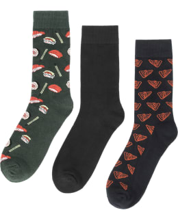 JJ 12301342-PIG-NPA-ONE SIZE SOCKS 3P Main Image