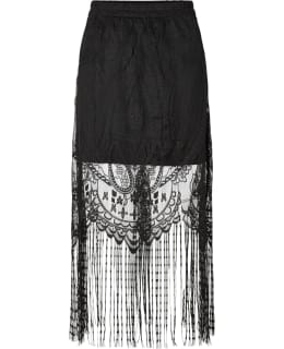 PIECES 17166577-BLA-M SKIRT FEM WOV Main Image