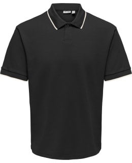 ONS 22038177-BLA-EGR-M POLO SHIRT MALE K Main Image