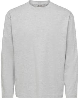 ONS 22039241-LGM-S T-SHIRT MALE KNIT Main Image