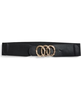 PIECES 17167207-BLA-MDE-85 BELT FEM WOV Main Image