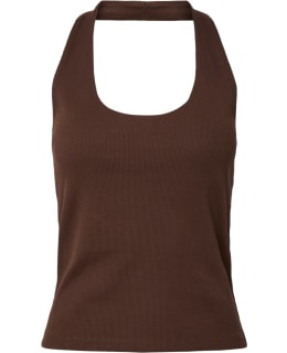 PIECES 17165534-CHC-M HALTERNECK TOP FEM Main Image
