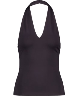 PIECES 17165732-BLA-M HALTERNECK TOP FEM Main Image