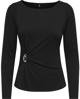 ONLY 15380314-BLA-MDE-S BLOUSE CLOSED Main Image